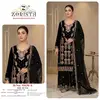 Zorista 11030 A And B Pure Fandy Silk With Embroidery Work Readymade Suits